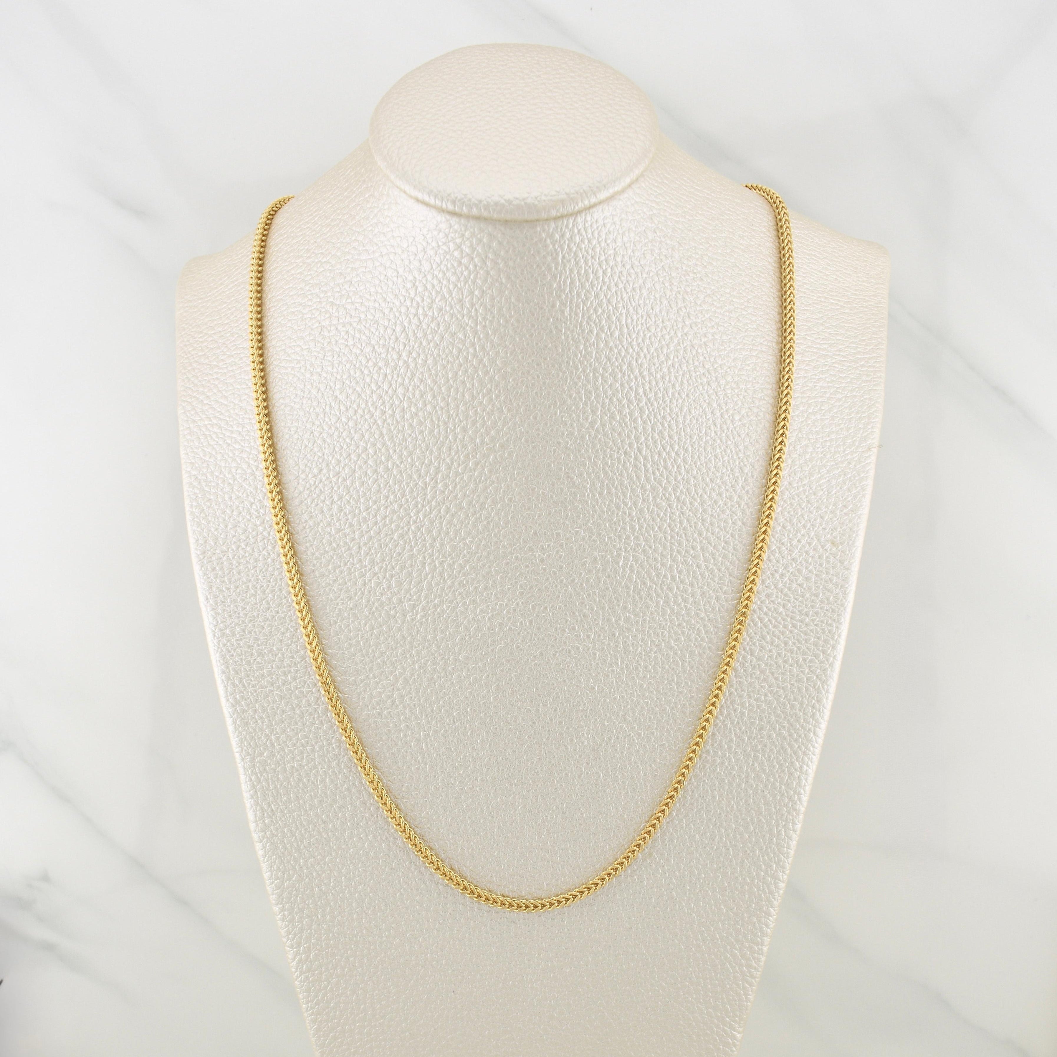 Cadena Franco 5.9gr / 20 in / 2.2mm Oro Amarillo +3 18K !