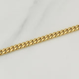 Cuban Links 9.35gr / 20 in / 4.6mm Yellow Gold +3 18K !