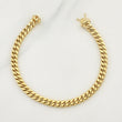 Pulso Cubano 6.20gr / 8 1/2 in / 6.1mm Oro Amarillo +3 18K !