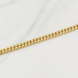 Pulso Cubano 6.20gr / 8 1/2 in / 6.1mm Oro Amarillo +3 18K !