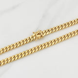 Cadena Cubana 11.05gr / 20 1/2 in / 6.1mm Oro Amarillo +3 18K !