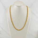 Cadena Cubana 11.05gr / 20 1/2 in / 6.1mm Oro Amarillo +3 18K !