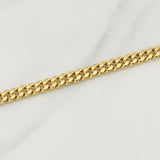 Cadena Cubana 12.95gr / 24 1/2 in / 6.05mm Oro Amarillo +3 18K !