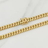 Cadena Cubana 12.95gr / 24 1/2 in / 6.05mm Oro Amarillo +3 18K !