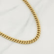 Cadena Cubana 14.8gr / 20 in / 6.7mm Oro Amarillo +3 18K !