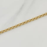 Cadena Roll-On 13.4gr / 24 in / 4.2mm Oro Amarillo +3 18K !