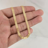 Cadena China 6.9gr / 19 3/4 in / 4.65mm Oro Amarillo +1 18K !