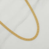 Cadena China 8.05gr / 23 1/2 in / 4.65mm Oro Amarillo +1 18K !