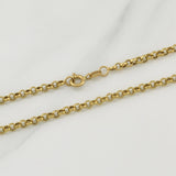 Cadena Roll-On 10gr / 28 1/4 in / 3.25mm Oro Amarillo +3 18K !