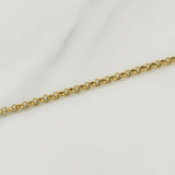 Cadena Roll-On 10gr / 28 1/4 in / 3.25mm Oro Amarillo +3 18K !