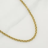 Cadena Roll-On 10gr / 28 1/4 in / 3.25mm Oro Amarillo +3 18K !