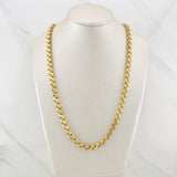 Cadena Garibaldi Doble Faz 34.55gr / 24 in / 6.1mm Oro Amarillo +3 18K !