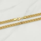 Cadena Garibaldi Doble Faz 34.55gr / 24 in / 6.1mm Oro Amarillo +3 18K !