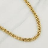 Cadena Garibaldi Doble Faz 34.55gr / 24 in / 6.1mm Oro Amarillo +3 18K !