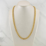 Cadena Garibaldi Doble Faz 34.55gr / 24 in / 6.1mm Oro Amarillo +3 18K !