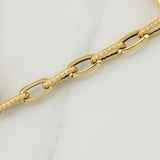 Flex Bracelet Drawer 5.65gr / 7 3/4 in / 6.5mm Yellow Gold +4 18K !