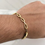 Flex Bracelet Drawer 5.5gr / 8 1/4 in / 6.5mm Yellow Gold +4 18K !