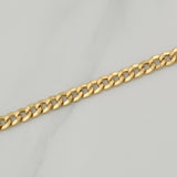 Cuban Links Bracelet 4.25gr / 8 in / 5.2mm Yellow Gold +1 18K !