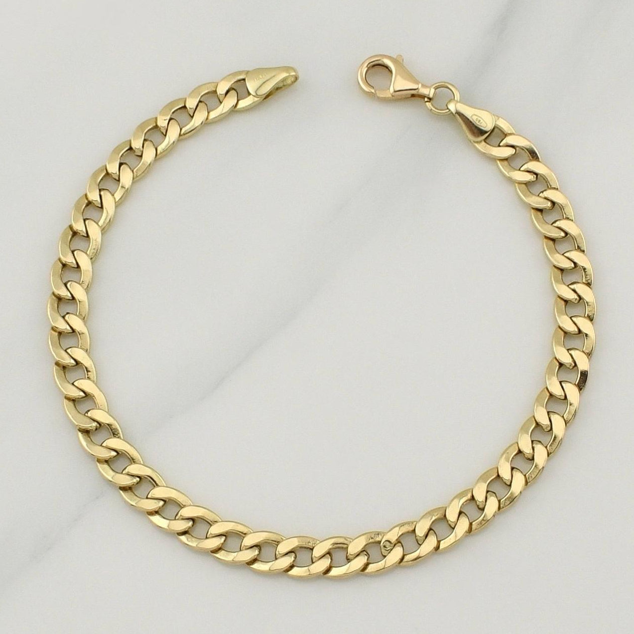 Cuban Links Bracelet 7gr / 8 in / 5.7mm Yellow Gold +1 18K !