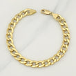 Cuban Links Bracelet 10.5gr / 8 3/4 in / 8.55mm Yellow Gold +1 18K !