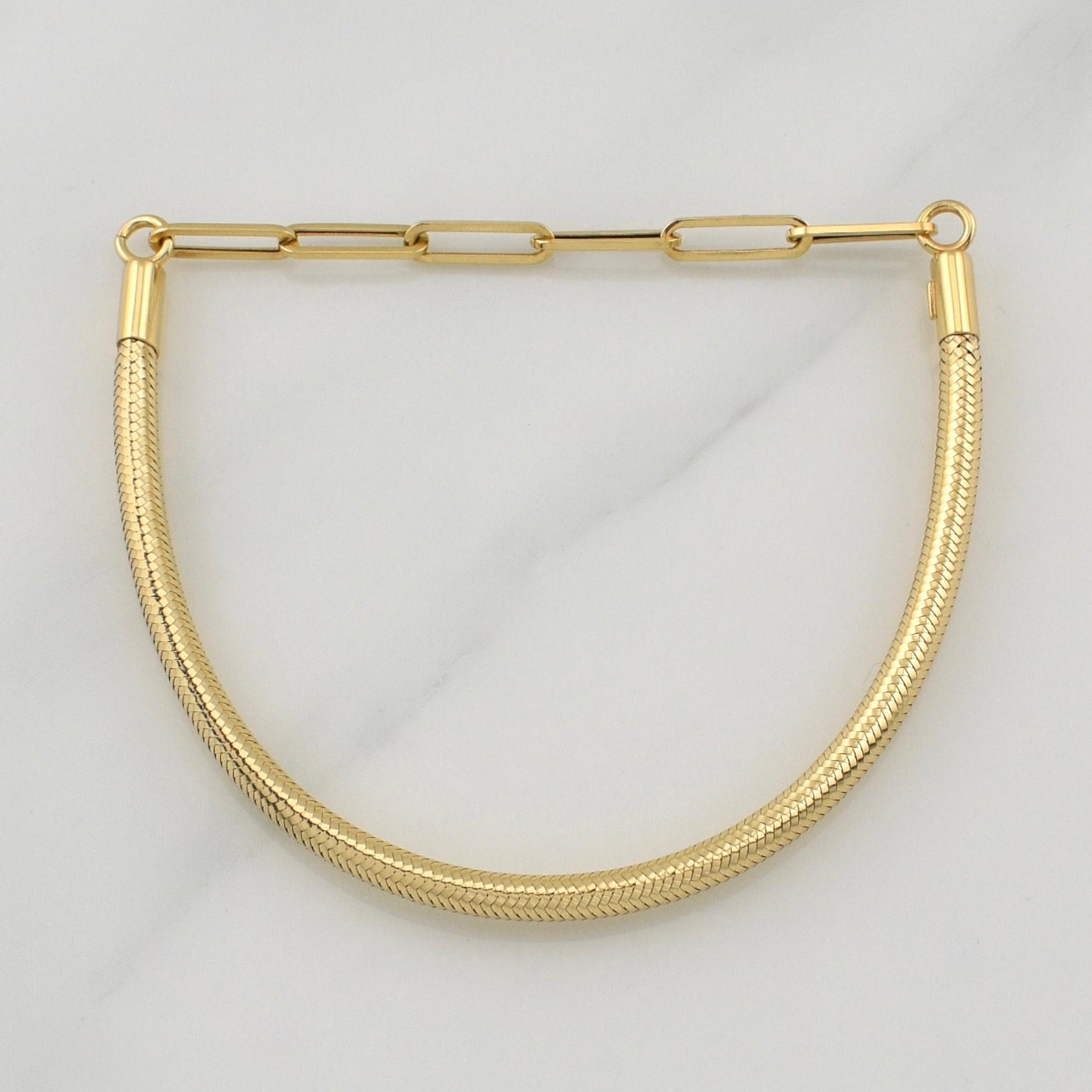 Flex Bracelet Drawer 3.7gr / 8 in / 3.4mm Yellow Gold +4 18K !