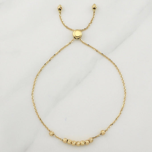 Pulso Aro Seguido Gradual 1.95gr / 9 in / 2.95mm Oro Amarillo +4 18K !