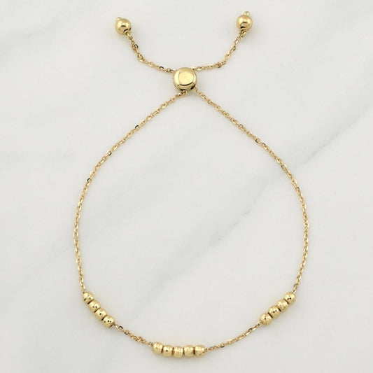 Pulso Aro Seguido Gradual 2.45gr / 10 1/4 in / 2.9mm Oro Amarillo +4 18K !