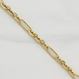 Pulso Figaro 3X1 2.55gr / 7 1/4 in / 5.5mm Oro Amarillo +3 18K !