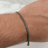 Pulso Tennis 4.9gr / 8 1/4 in / 3.15mm Oro Amarillo +4 18K !