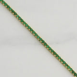 Pulso Tennis 3.8gr / 7 1/2 in / 1.55mm Oro Amarillo +4 18K !