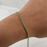 Pulso Tennis 3.85gr / 7 1/2 in / 1.55mm Oro Amarillo +4 18K !