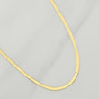 Cadena Espejo 3.5gr / 16 1/4 in / 2.1mm Oro Amarillo +3 18K !