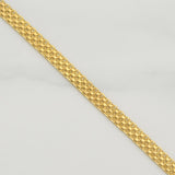 Bismark Bracelet 5.35gr / 7 1/2 in / 4.6mm Yellow Gold +1 18K !