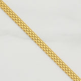 Bismark Bracelet 6.9gr / 8 1/4 in / 4.95mm Yellow Gold +1 18K !