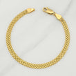 Bismark Bracelet 6.9gr / 8 1/4 in / 4.95mm Yellow Gold +1 18K !