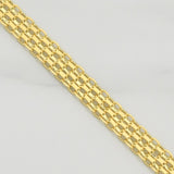 Bismark Bracelet 7.95gr / 7 1/2 in / 6.3mm Yellow Gold +1 18K !