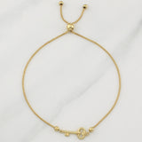 Pulso Franco Gradual Llave 2.4gr / 9 1/2 in / 3.05mm Oro Amarillo +4 18K !