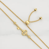 Pulso Franco Gradual Llave 2.4gr / 9 1/2 in / 3.05mm Oro Amarillo +4 18K !