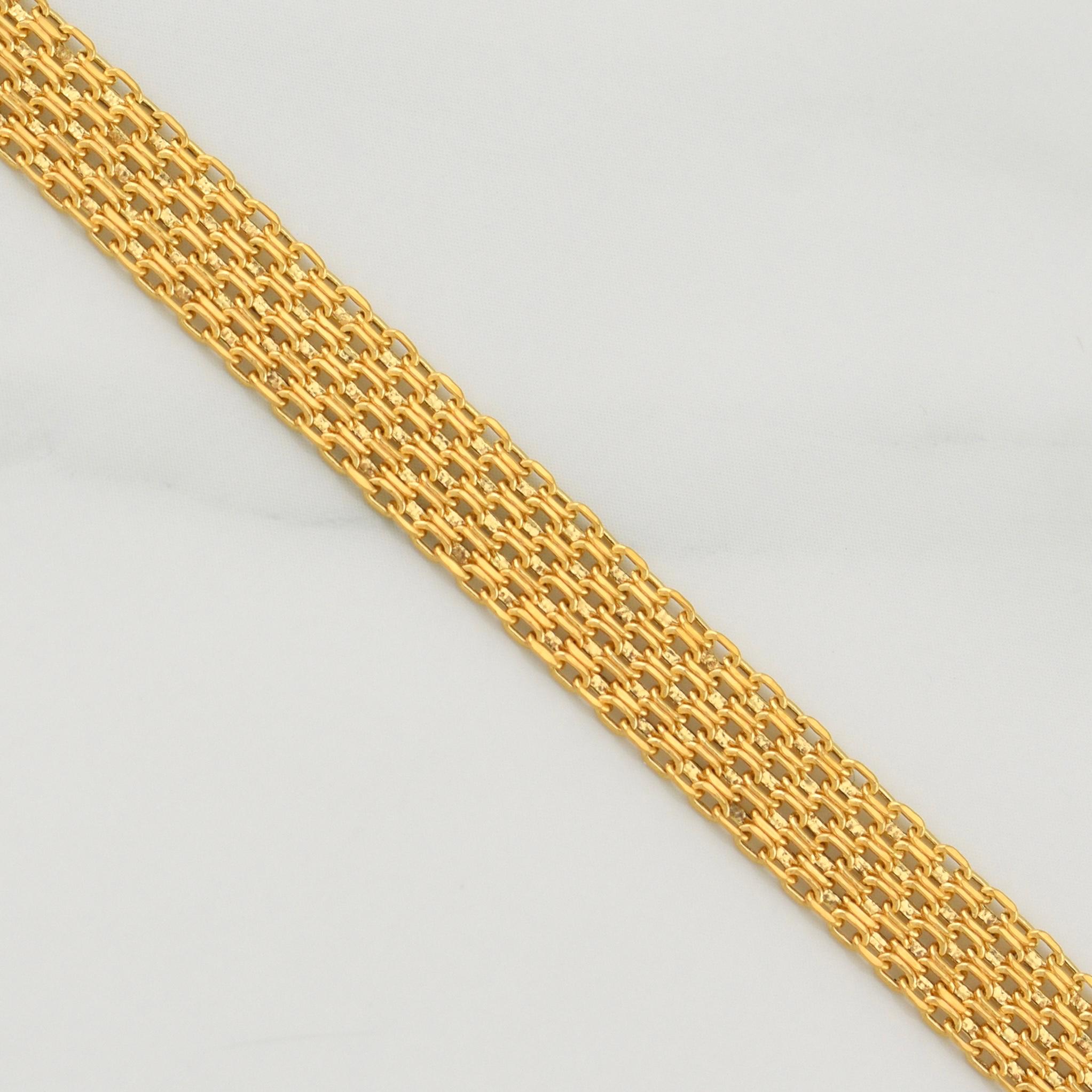 Cadena China 10gr / 19 3/4 in / 6.75mm Oro Amarillo +1 18K !