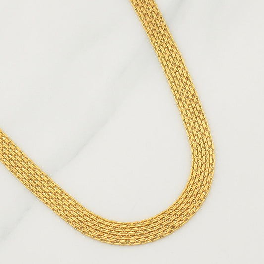 Bismark Chain 10gr / 19 3/4 in / 6.75mm Yellow Gold +1 18K !