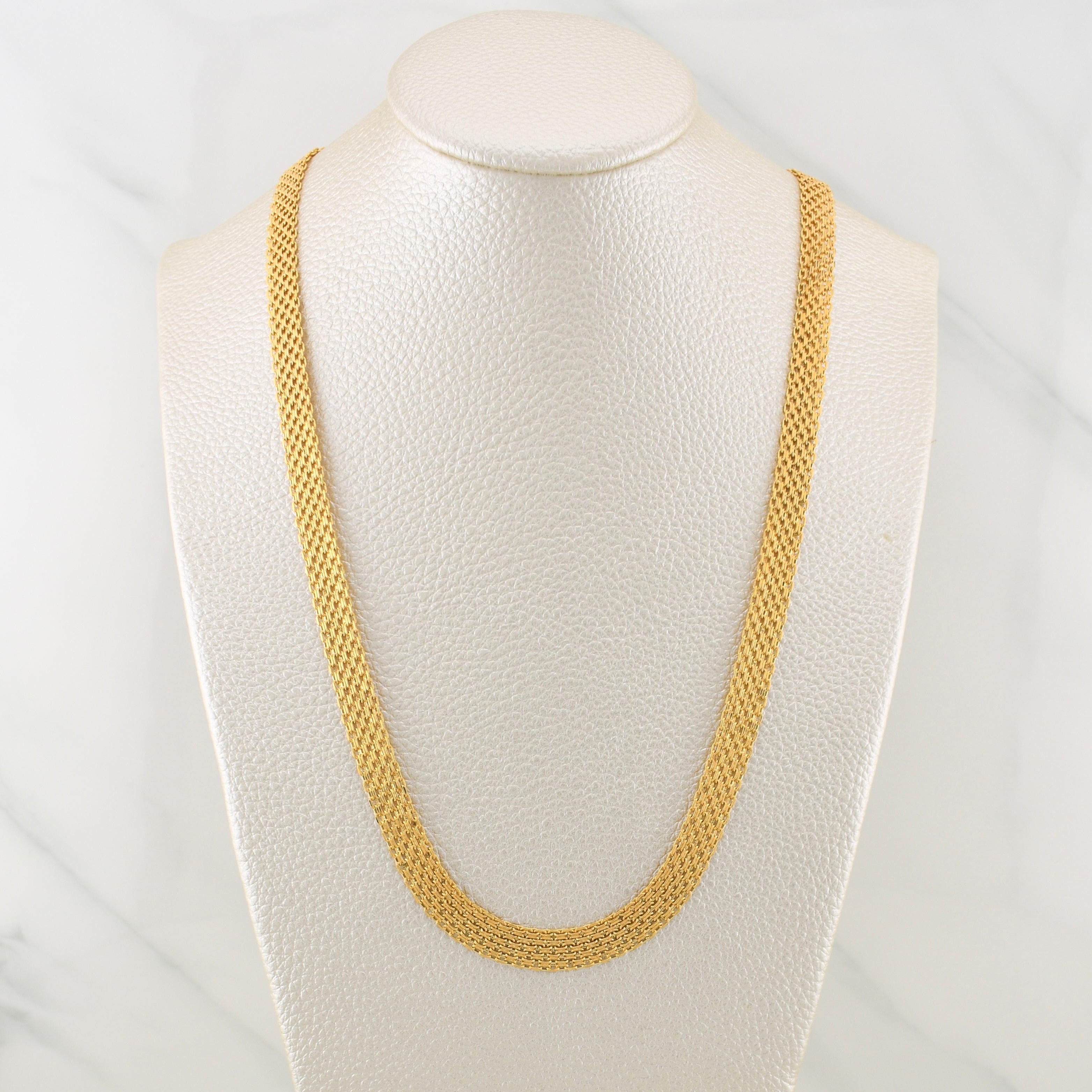 Cadena China 10gr / 19 3/4 in / 6.75mm Oro Amarillo +1 18K !