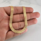 Cadena China 11.9gr / 23 1/2 in / 6.8mm Oro Amarillo +1 18K !
