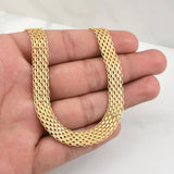 Cadena China 20.7gr / 23 1/2 in / 9.45mm Oro Amarillo +1 18K !
