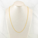 Cadena Mini Lazo 0.95 g / 19 3/4 in / 1.2 mm Oro Amarillo 18K