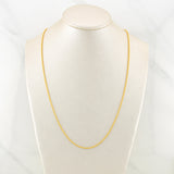 Cadena Mini Lazo 0.9gr / 19 3/4 in / 1.2mm Oro Amarillo +3 18K !