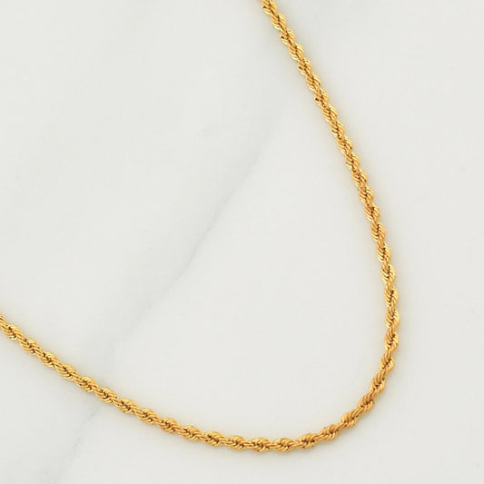 Mini Lazo Chain 1.75gr / 19 3/4 in / 1.7mm Yellow Gold +3 18K !