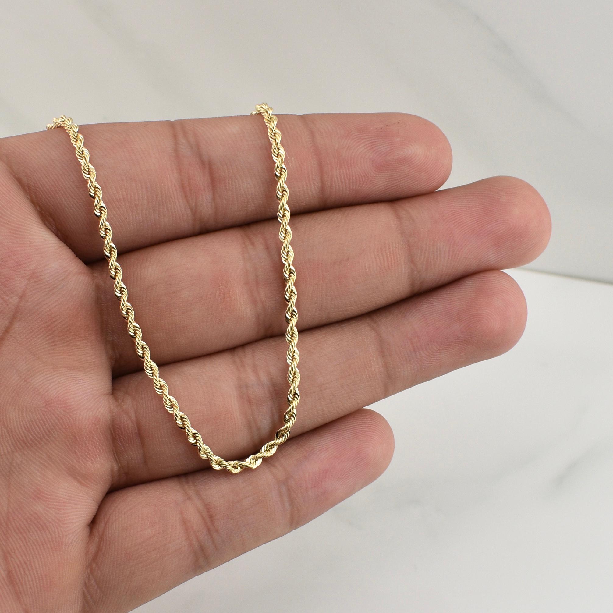 Cadena Lazo 3.1gr / 20 in / 2.2mm Oro Amarillo +3 18K !