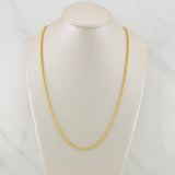 Cadena Lazo 3.1gr / 20 in / 2.2mm Oro Amarillo +3 18K !