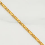 Cadena China 4.25gr / 23 1/2 in / 2.5mm Oro Amarillo +1 18K !