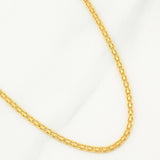 Cadena China 4.25gr / 23 1/2 in / 2.5mm Oro Amarillo +1 18K !